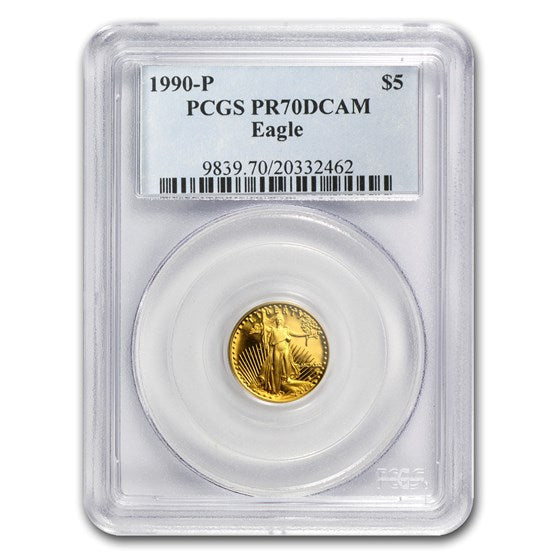 1990-P 1/10 oz Proof American Gold Eagle PR-70 DCAM PCGS