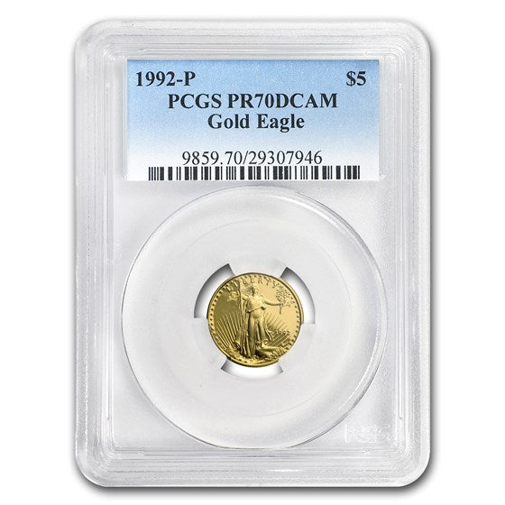 1992-P 1/10 oz Proof American Gold Eagle PR-70 PCGS