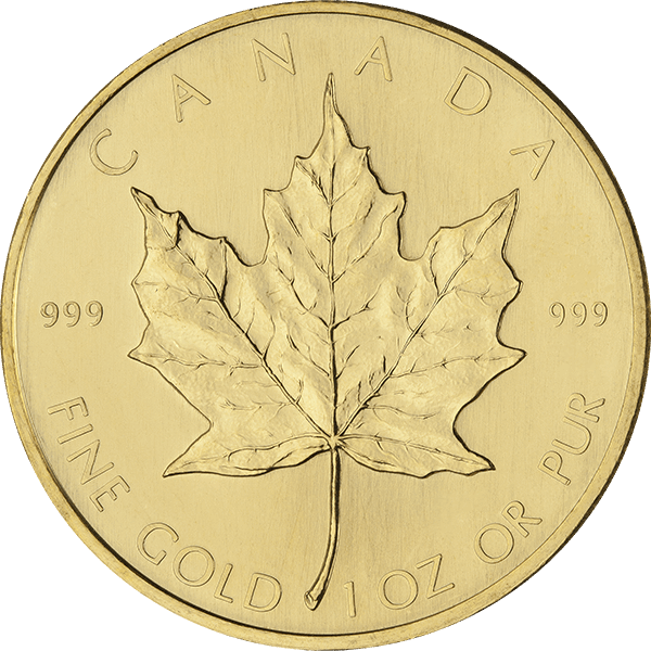 1 OZ CANADIAN GOLD MAPLE LEAF