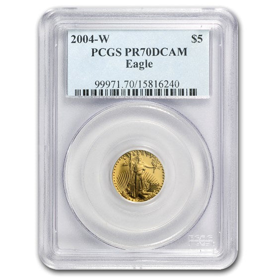 2004-W 1/10 oz Proof American Gold Eagle PR-70 PCGS