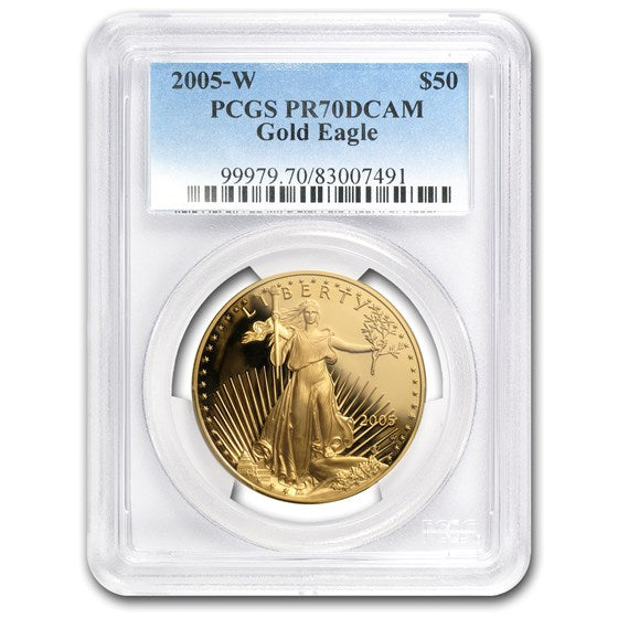 2005-W 1 oz Proof American Gold Eagle PR-70 PCGS