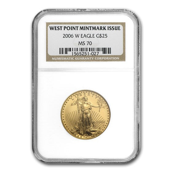 2006-W 1/2 oz Burnished American Gold Eagle MS-70 NGC