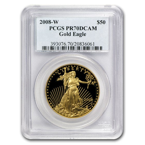 2008-W 1 oz Proof American Gold Eagle PR-70 PCGS